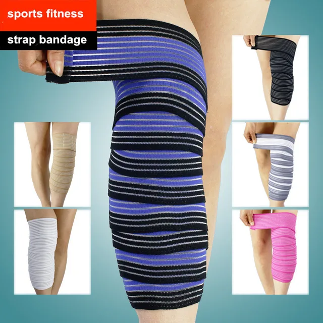 90/200cm sports tape elastic bandage knee protector strap basketball ...