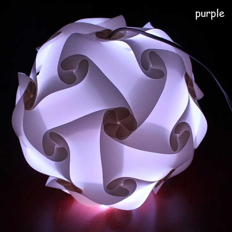 50 комплектов IQ light puzzle лампа среднего размера диаметр 30 см 8 цветов на выбор