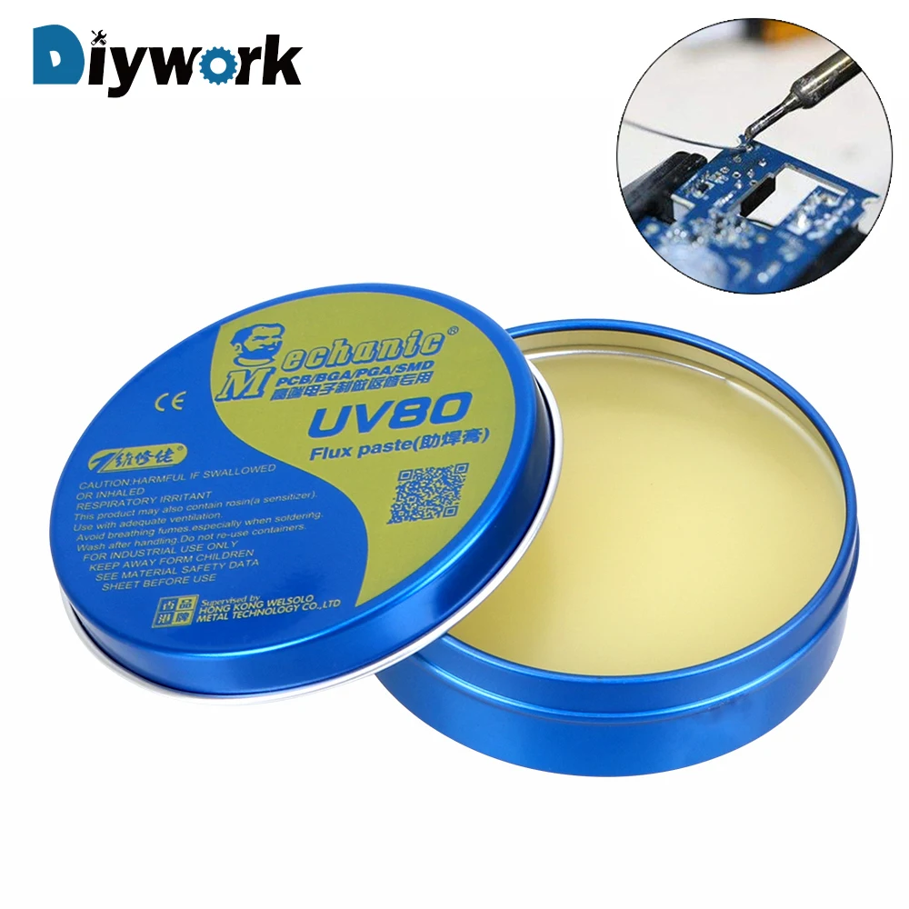 Паяльный флюс DIYWORK Электрический для пасты без очистки оловянный BGA пайки