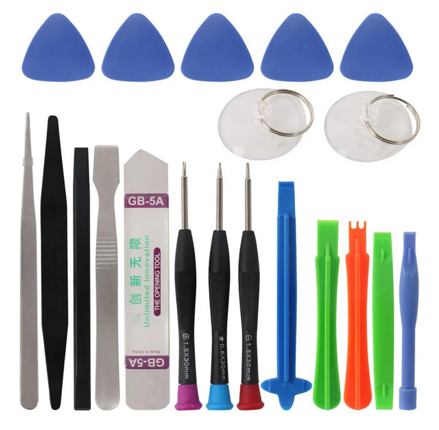 21 in 1 Mobile Phone Repair Tools Kit Spudger Pry Tool Screwdriver Set