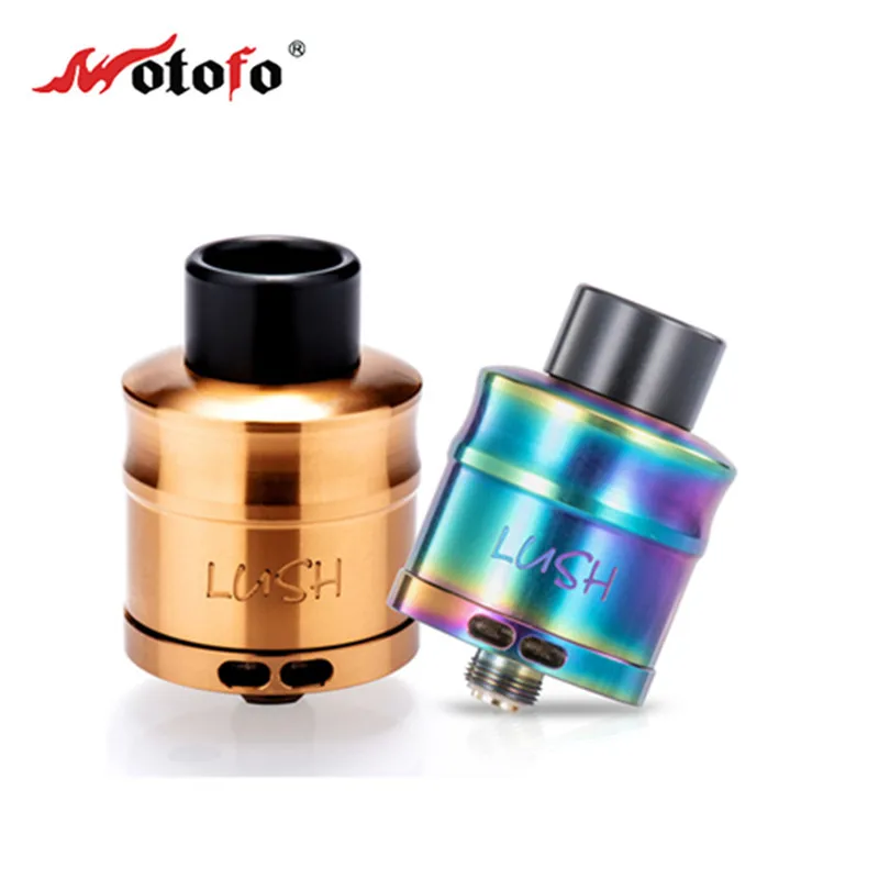 

Electronic Cigarette Atomizer Original Wotofo Lush Plus RDA 24mm Vaporizer Tank Dual independent posts with four wire holes