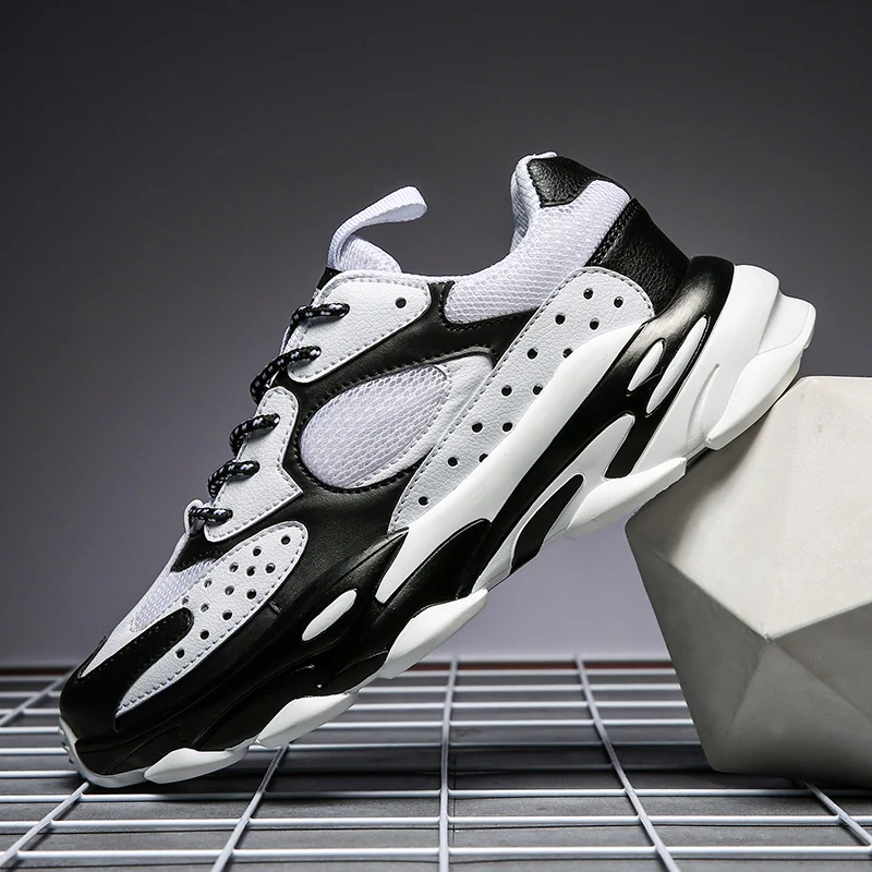 

New Arrival Retro Doeky dad shoes Breathable Running Shoes Sneaker Catwalk Shoes for Men Splice Multicolor Shoes