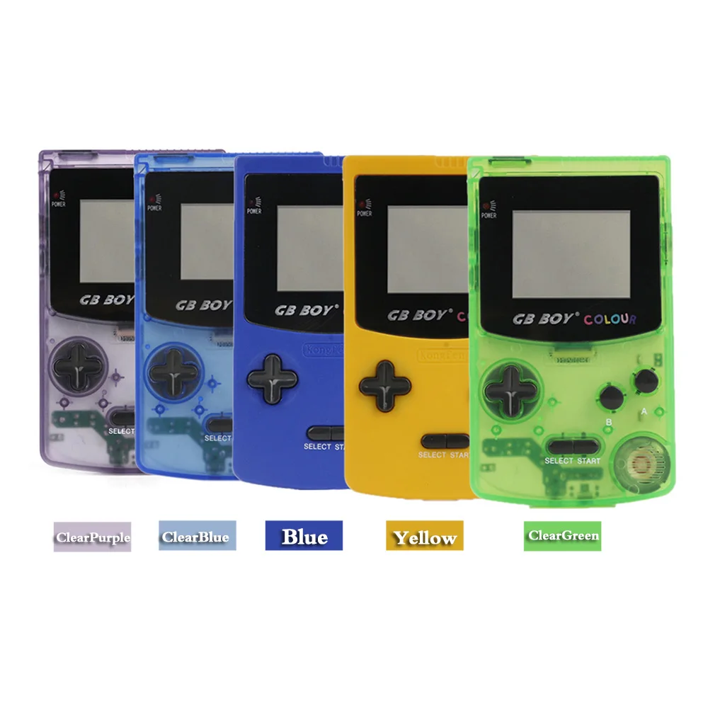 GB мальчик цвет ручной игровой плеер видеоигры классические портативные ретро классические игровые консоли с подсветкой 66 встроенных игр