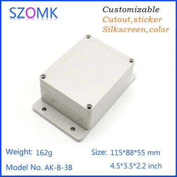 

10 pieces a lot ip 65 protection level electronic project box case for pcb design 115*88*55mm plastic electronic conjunction