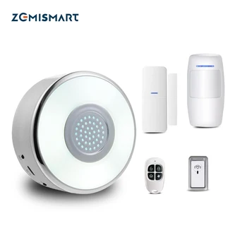 

Wireless Home Alarm System DIY Kit APP Control With Motion Detector Sensor Door Sensor Burglar Alarm System