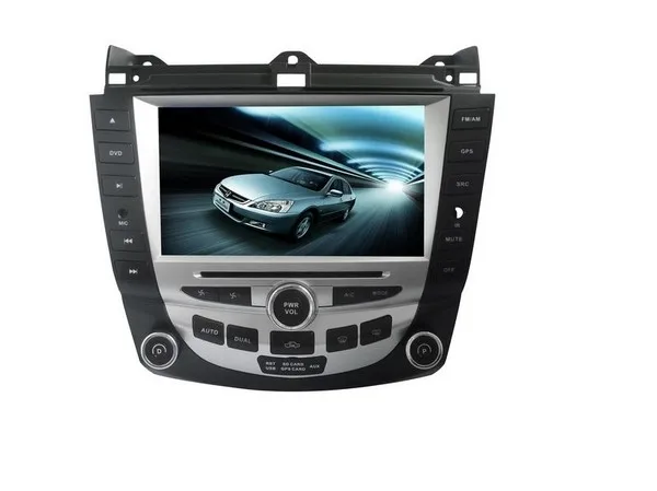Flash Deal Wince 6.0 8" Car Multimedia player GPS Navigation for 2003-2007 Honda Accord 7 Dual AC with SD FM Support Bluetooth USB camera 0