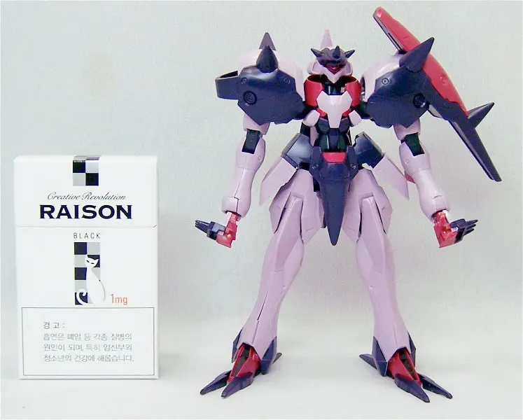 Gaogao модель 1/144 00 HG 40 фиолетовый jialezzo GNZ 005 Garazzo с подставкой|Игровые фигурки и