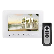 DIYSECUR 7inch Video Intercom Video Door Phone 600TV Line IR Night Vision Outdoor Camera for Home / Office Security System