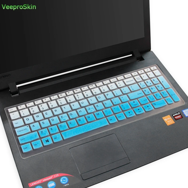 15 6 дюймовый чехол для клавиатуры защита кожи ноутбука Lenovo IdeaPad 110 15ACL 15IBR 15ISK 15IBD