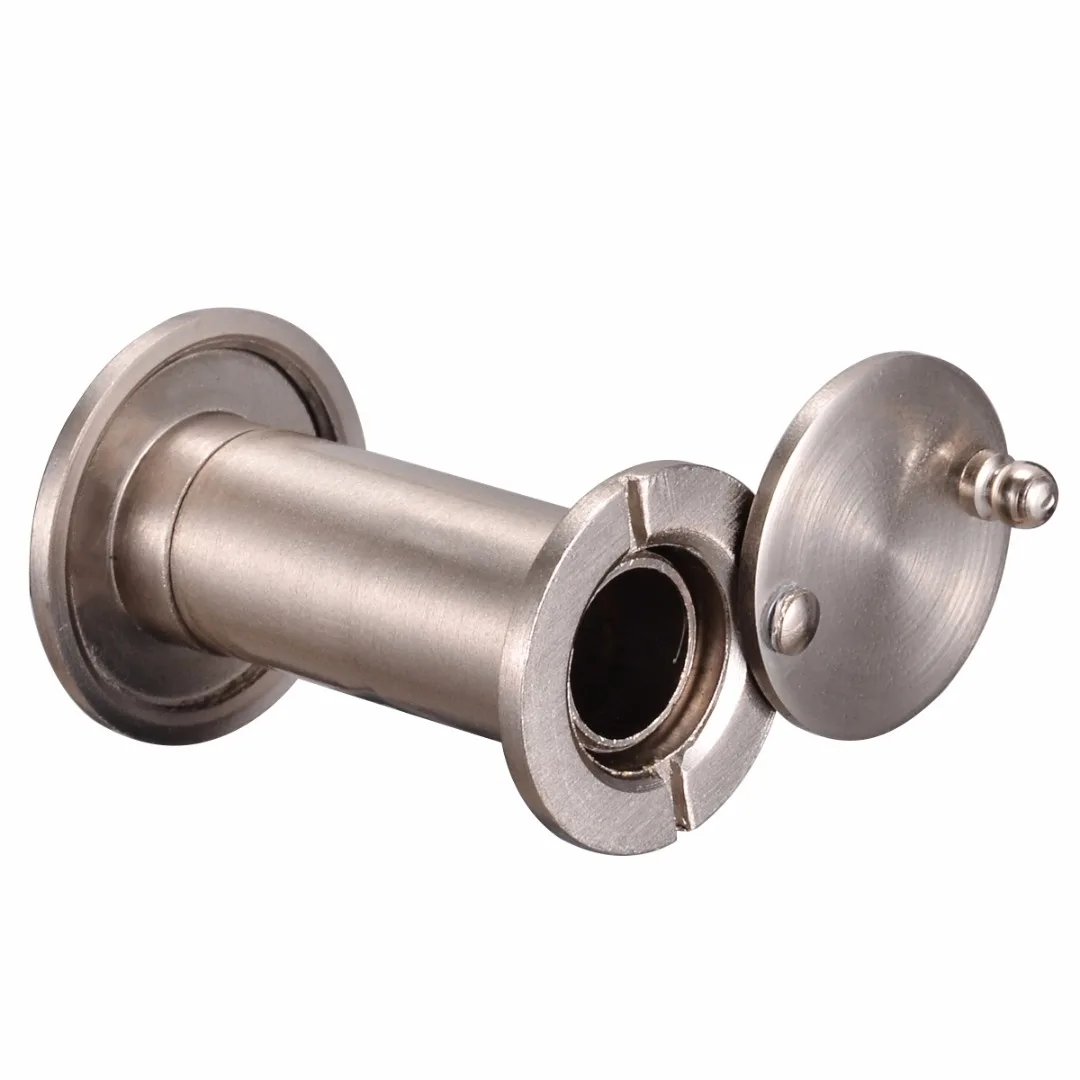 1pc Door Eye Spy Hole 200 Degree Wide Angle Door Viewer Hidden Peephole Adjustable Glass Lens Security Door Viewers