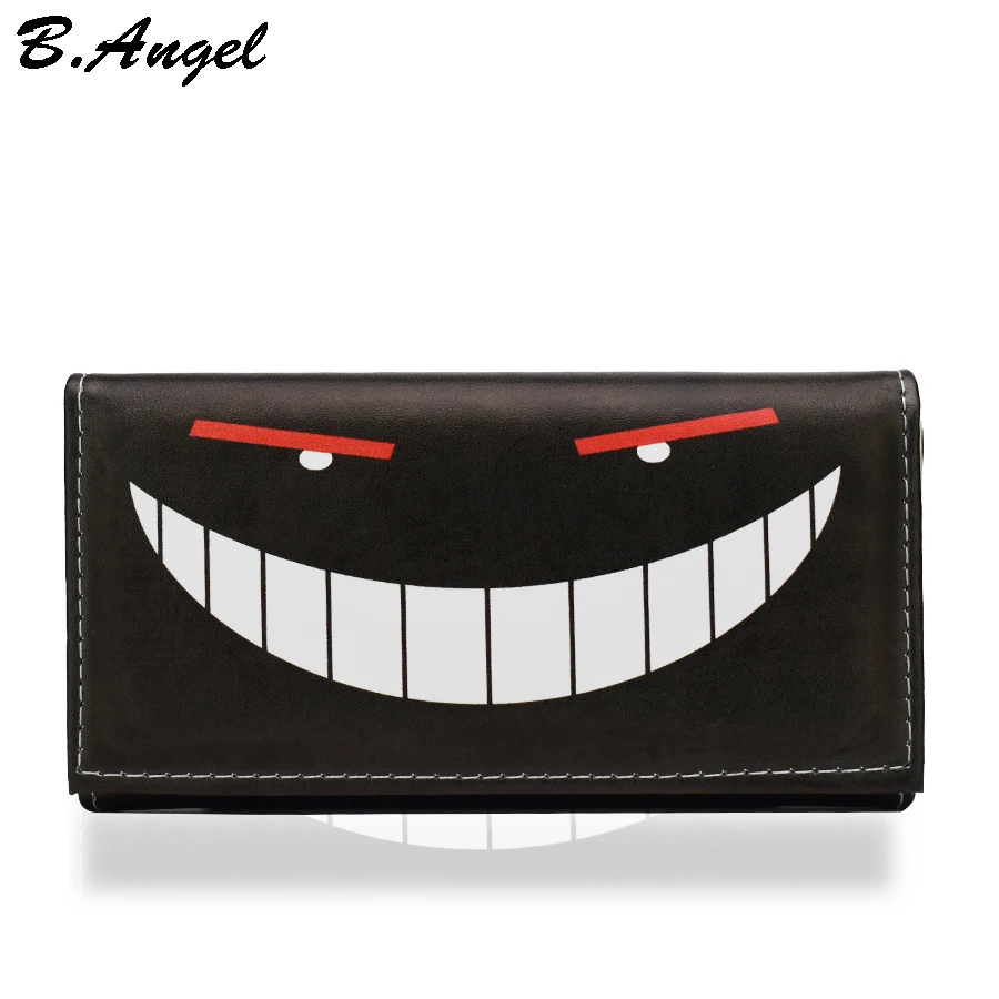 Buy High quality big smiling women wallet girls ladies