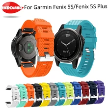 20mm Watchband Strap for Garmin Fenix 5S Watch Quick Release Silicone Easy Fit Wrist Band Strap For Garmin Fenix 5S/5S Plus