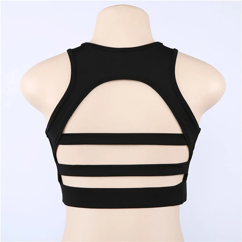 Professional women sports bras exercise GYM lady running fitness quick-drying underwear training Seamless vest #FS#4JU19 (17)