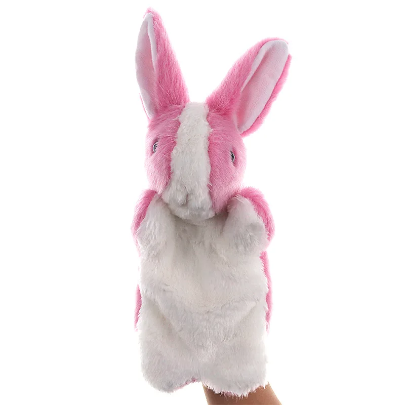 

Kawaii Puppet Hand Dolls Pacify Animal Glove Cartoon Warm Soft Stuffed Plush Gift Children Learning Story Stage Perform Toys