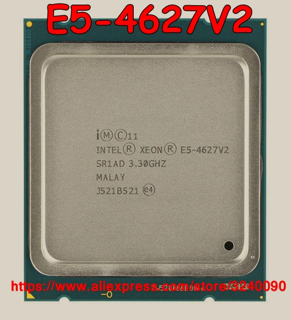 Intel Ксеон E5-4627V2 Процессор 3,30 GHz 8-ядерный 16M LGA2011 E5 4627V2 E5 4627 V2 процессор E5-4627V2