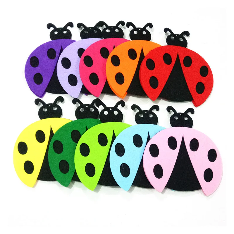 20cm Cartoon Beetle Felt Cutting Non-Woven Cloth Felts Felts Kindergarten Kid Room Diy Decoration L - 32850961931