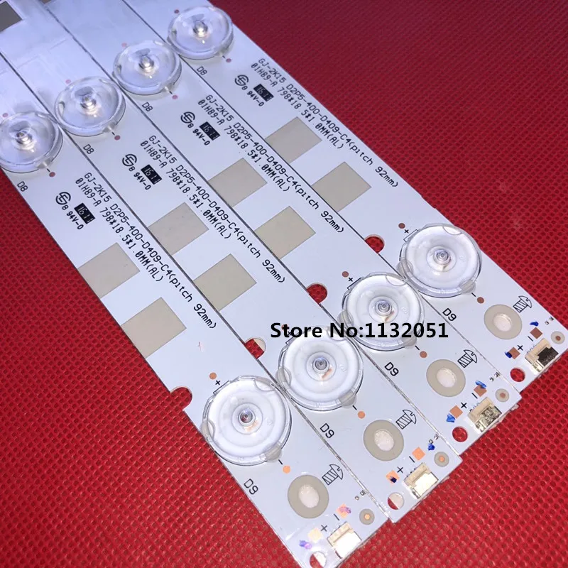 9 светодиодный Подсветка полосы для АОС LD40E01M T4002M 4" ТВ светодиодный-40B800 LB-F3528-GJ40409-H G TPT400LA-J6PE1 LB-PF3528-GJD2P5C404X9-B H