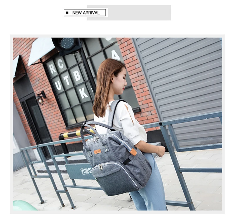 Diaper Bag For Baby Stroller Mummy Maternity Travel Backpack Waterproof Nappy Changing Bag Large Space Organizer Nursing Wet Bag (18)