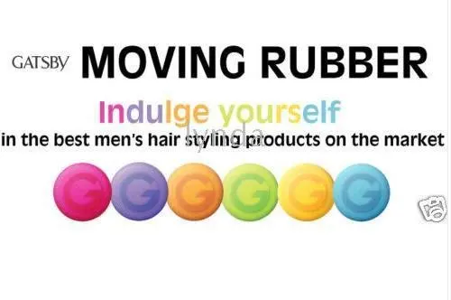 Air Rise 1 Piece Gatsby Moving Rubber Hair Wax 15g Japan Yellow