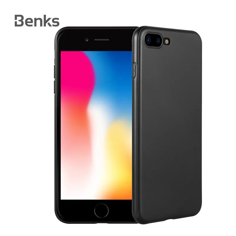 Benks чехол для телефона iPhone 7 8 360 Полное покрытие мягкий TPU PC роскошный