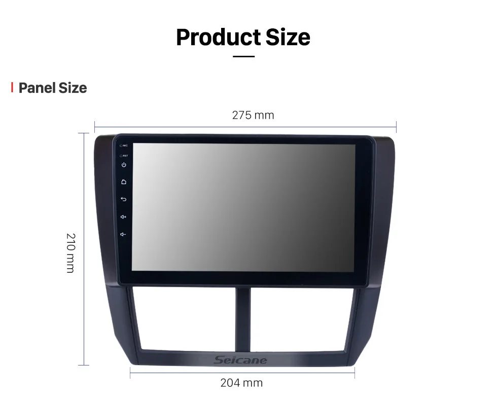 Seicane 9 дюймов 2din Android 8,1 Автомагнитола для 2008 2009 2010 2011 2012 Subaru Forester gps аудио головное устройство мультимедийный плеер