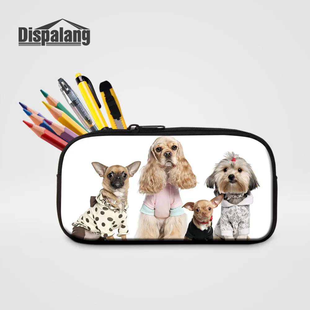 

Dispalang Women Travel Cosmetic Bag Cute Dog Pencil Bag for School Office Supplies Stationery Storage Bag Kids School PencilCase
