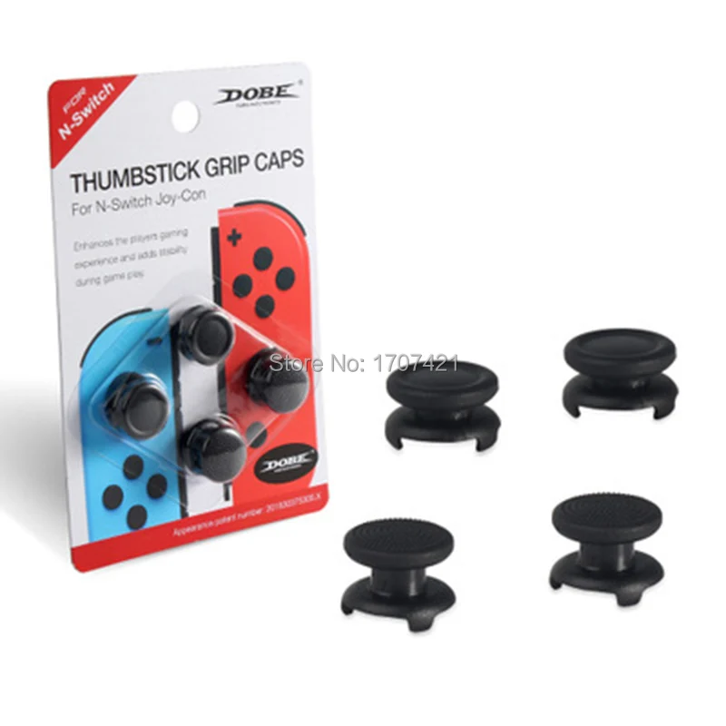 4 in 1 CQC PFS Analog Thumb Stick Grips Caps for Nintend Switch NS JoyCon Controllers Extender (2)