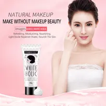 Изображения крем для лица увлажнитель длительного действия и Отбеливающее масло для кожи контроль кожи уход за кожей покрытие поры, акне Обнаженная основа для макияжа