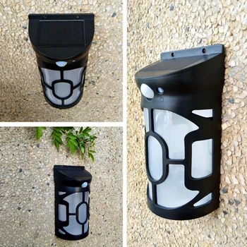 

Solar Power Wall Lamp PIR Motion Sensor 10 LED Light Waterproof Decorative Landscape Light for Pathway Courtyard