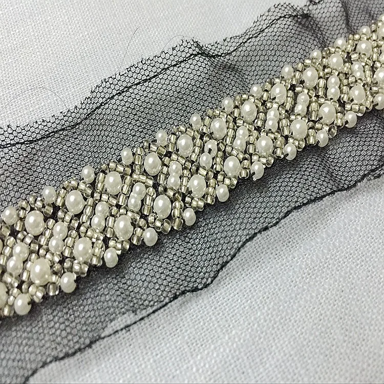 beaded fringe trim for waist belt 3