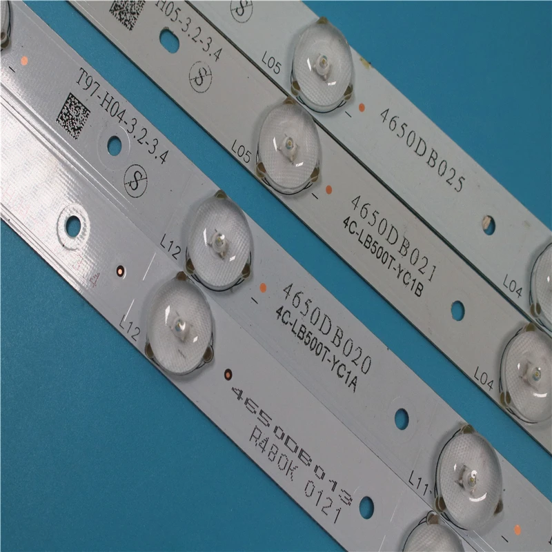 1 Ʈ = 10PCS LED Ʈ TCL D50A710 L50F2850A RF-BS500E32-0701L RF-BS500E32-0701R-02 A0