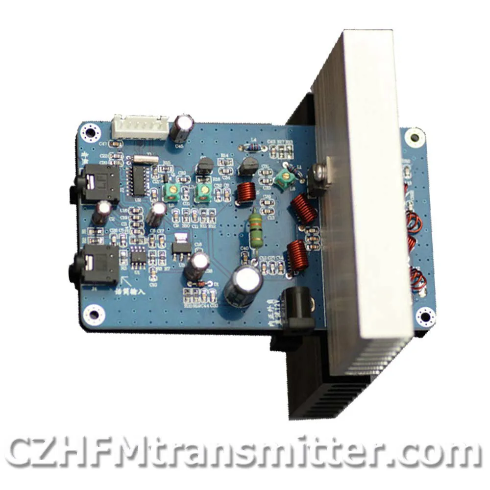 DIY 15W PLL Digital LCD Stereo FM broadcast Transmitter PCB Kit Suite