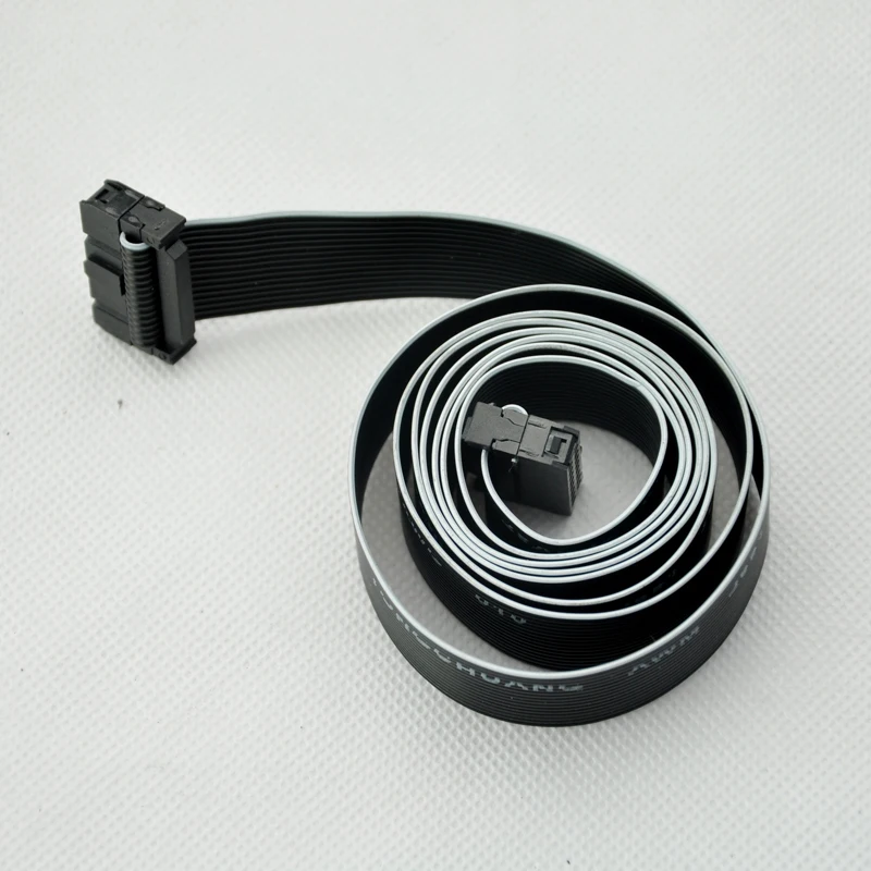 D6-черный ленточный кабель 1,5 м, экструдер кабель для передачи данных