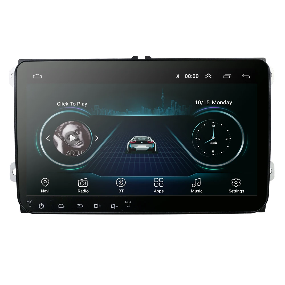 Best 9" Car DVD Player Stereo for V W GOLF 5 Golf 6 Polo Passat CC J etta Tiguan Touran GPS Navigation DAB+ Free rear Camera 3