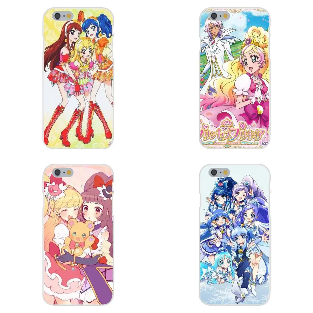 Мягкие TPU кремния Чехлы свежих Принцесса Precure все звезды для Apple IPhone 4 4S 5 5C SE 6 S 7 s plus