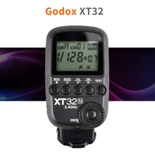 Godox XT32C XT32N 1/8000s Высокоскоростная синхронизация 2,4G беспроводной триггер вспышки для Godox X system Flash XTR-16 XTR-16S для DSLR камеры