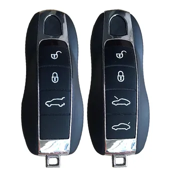 

3/4 Buttons Smart Remote Key Shell for Porsche 911 Panamera Cayenne Macan Replacement Smart Key Blank Cover