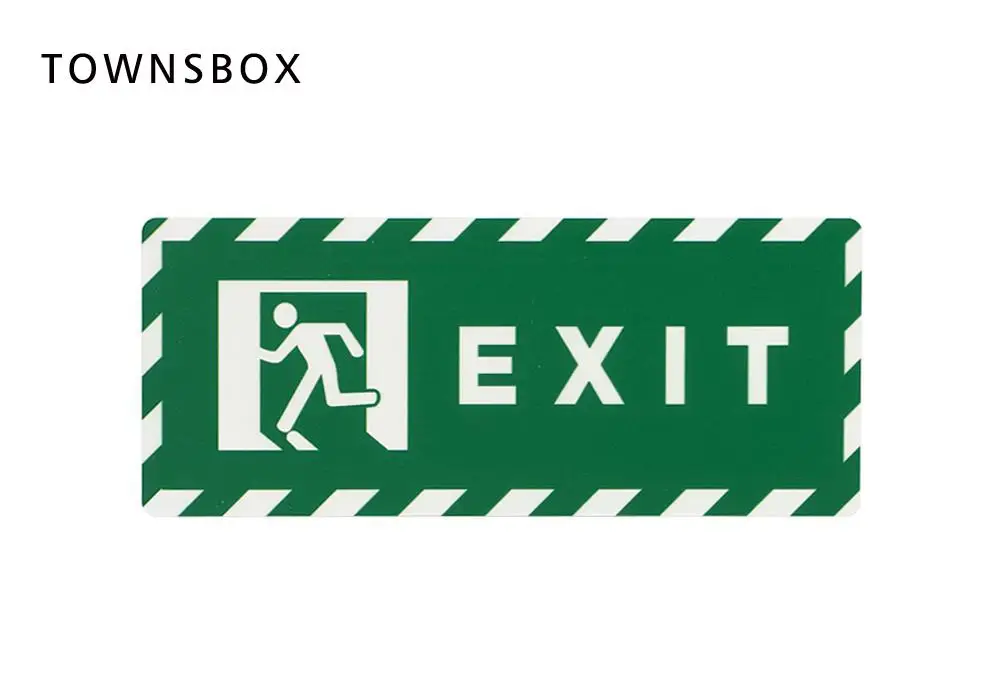 Custom Acrylic Papan Uv Pencetakan Surat Plak Wall Safety Keluar Tanda Lengket Plat Dinding Lengket Signage Papan Keluar Sign Board Plak Tanda Tanda Aliexpress
