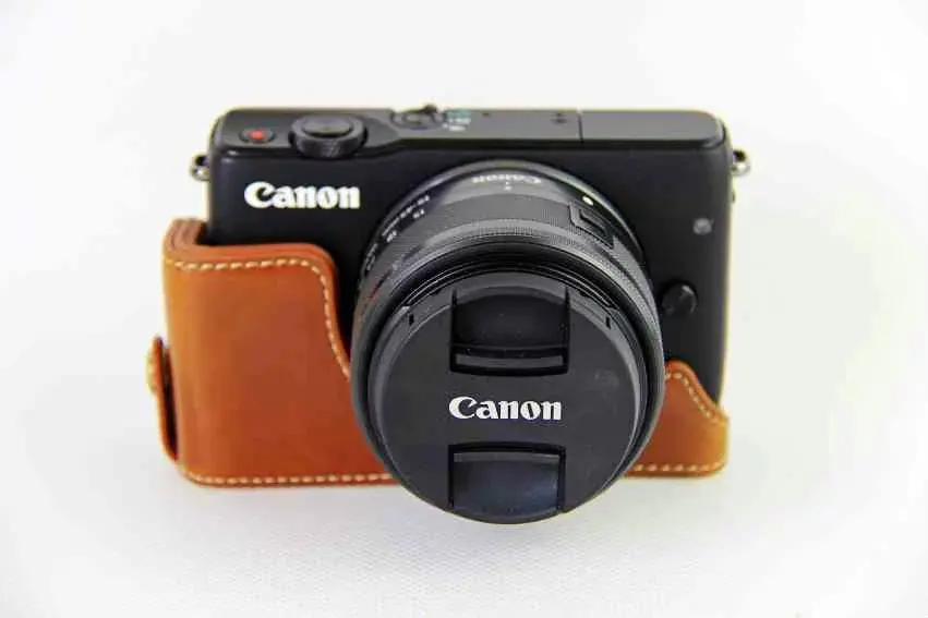 Чехол из искусственной кожи для canon eos M10/M100 Digital SLR eos M100 камера коричневый/черный/кофейный