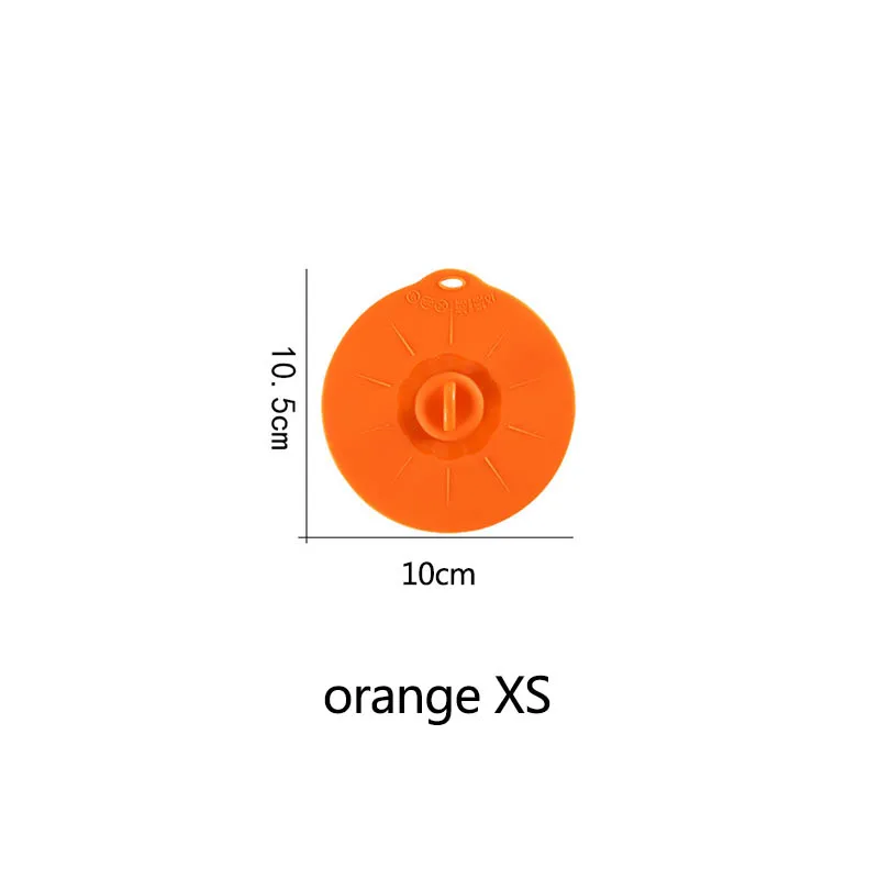 Инструменты для приготовления пищи многоразовая упаковка для сохранения свежести Кухонные гаджеты 1 шт Силиконовая чаша для микроволновой печи Многофункциональная крышка - Цвет: orange XS