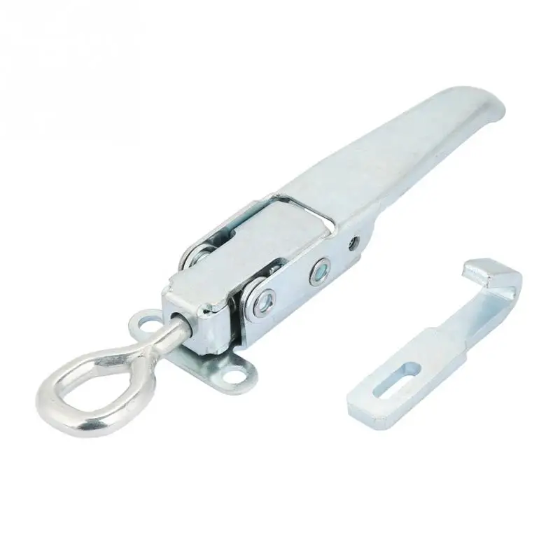 CXKSB Hasp 56 180mm Iron Buckle Lock Latch Lockable Heavy Truck Trailer Clip hasp Spring Loaded Safety Latch Hardware Accessories Furniture Hardware CXKSB Hasp 56 180mm Iron Buckle Lock Latch Lockable Heavy Truck Trailer Clip hasp Spring Loaded Safety Latch Hardware Accessories Furniture Hardware