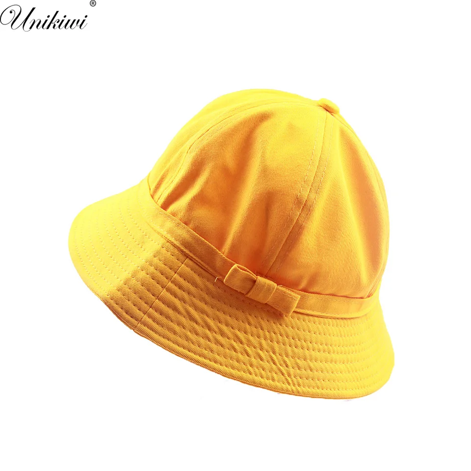 bright orange bucket hat