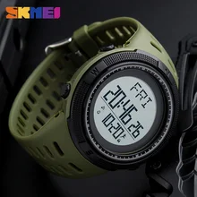 SKMEI Для мужчин шагомер 3D обратного отсчета хронограф Мода Водонепроницаемый Открытый спортивные часы человек Цифровые наручные часы Relogio 1295