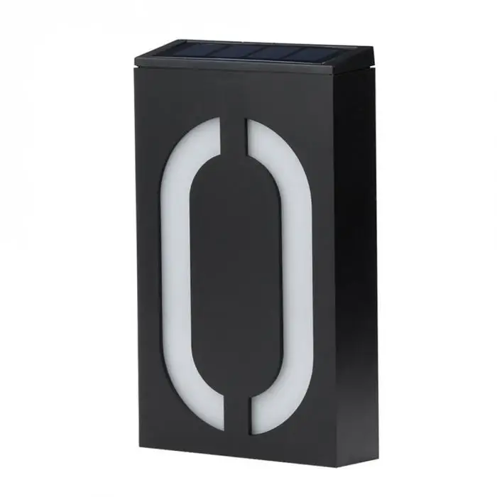 Sinal de Luz Endereço da Porta do Hotel Energia Solar Casa Placa Número Dígitos Dc112 6 Led 8 Energia solar 6 led sinal de luz