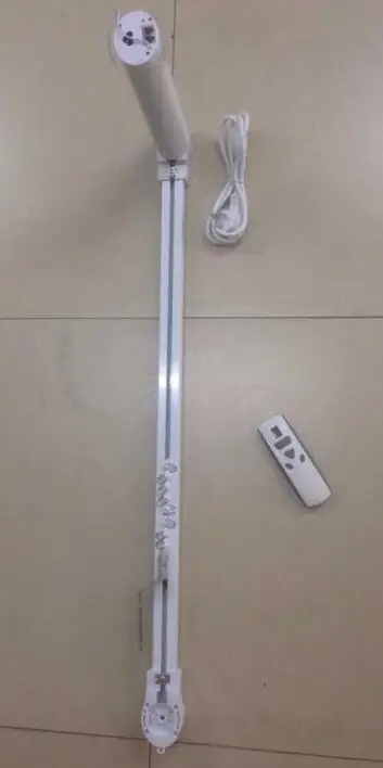

motorized curtain track, smart home used motorized curtain,electrical curtain motor with rail 433MHZ