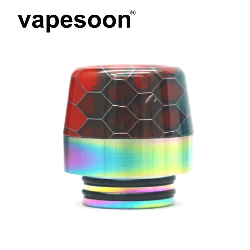 

Colorful Snake Skin Rainbow Cobra 810 Drip Tip Vape Mouthpiece for 810 Thread Atomizer e-Cigarette Vaporizer Tank