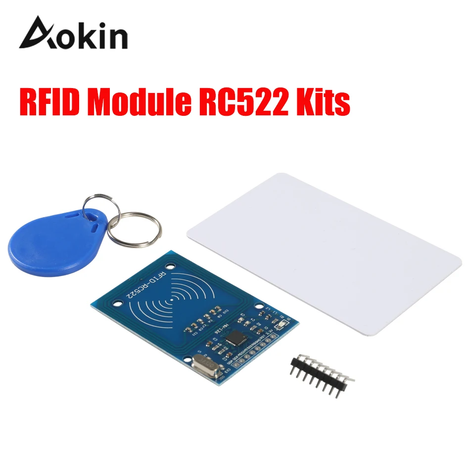

RFID Module RC522 Kits 13.56 Mhz 6cm With Tags SPI Write & Read for arduino Diy Kit