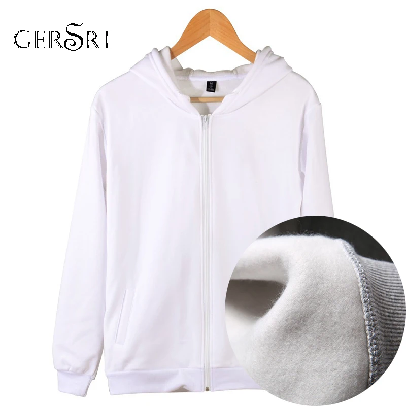 

Gersri Pure Cotton brand male long sleeve Men hoodie zipper sweatshirts hoodie spring autumn Hoodies zip coat Plus size XXS 4XL