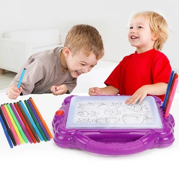 

Children Drawing Board Watercolor Board Electric Lighting Reading Board Color Graffiti Painting Board Baby Learning Drawing Toys
