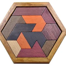 Новые деревянные детские игрушки Шестигранная Головоломка Детские развивающие игрушки для детей Подарки